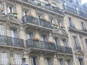 Black lace balconies