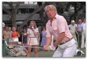 Interesting to note that if you look up images for Angry Woman Golfer, nothing comes up that looks remotely angry. So that made me the only female Poor Sport golfer?