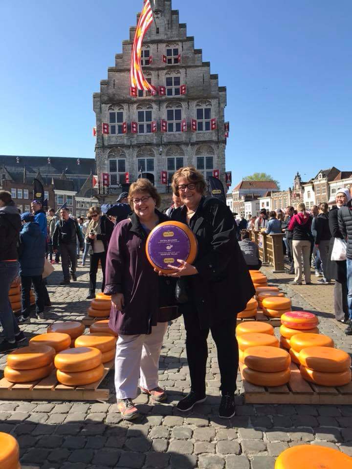 Ginny and me in Gouda